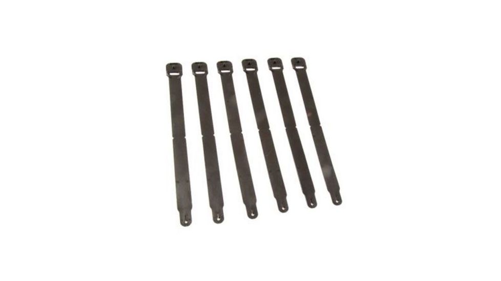 High Speed Gear HSGI HSG Pouch Long Clip, Long, Black, 6 Pack, 91LC06BK