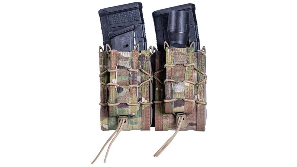 High Speed Gear Double Double Decker Taco Pistol Magazine Pouch, MultiCam, 11DD02MC