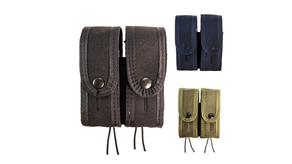 High Speed Gear Duty Double Pistol TACO Covered Univ Mount, Black, Coyote Brown, LE Blue, Olive Drab