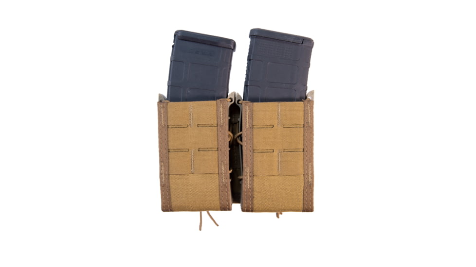 High Speed Gear Duty Double Taco Rifle U-Mount Pouch, Coyote Brown, 41TA02CB