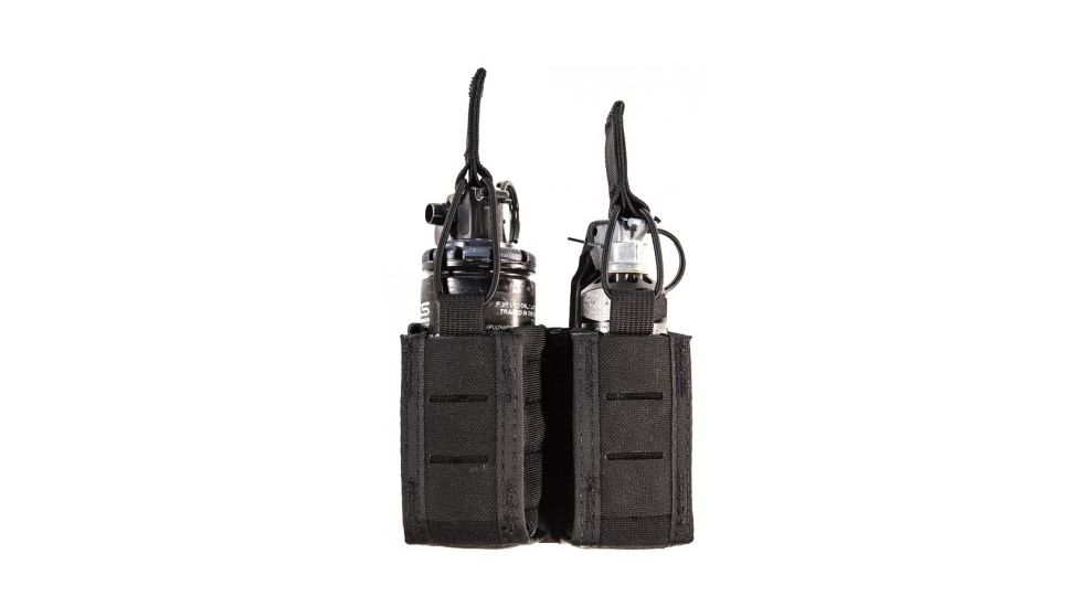 High Speed Gear HSGI Duty Double Flash Bang Taco U-Mount Pouch, Black, 41SG02BK