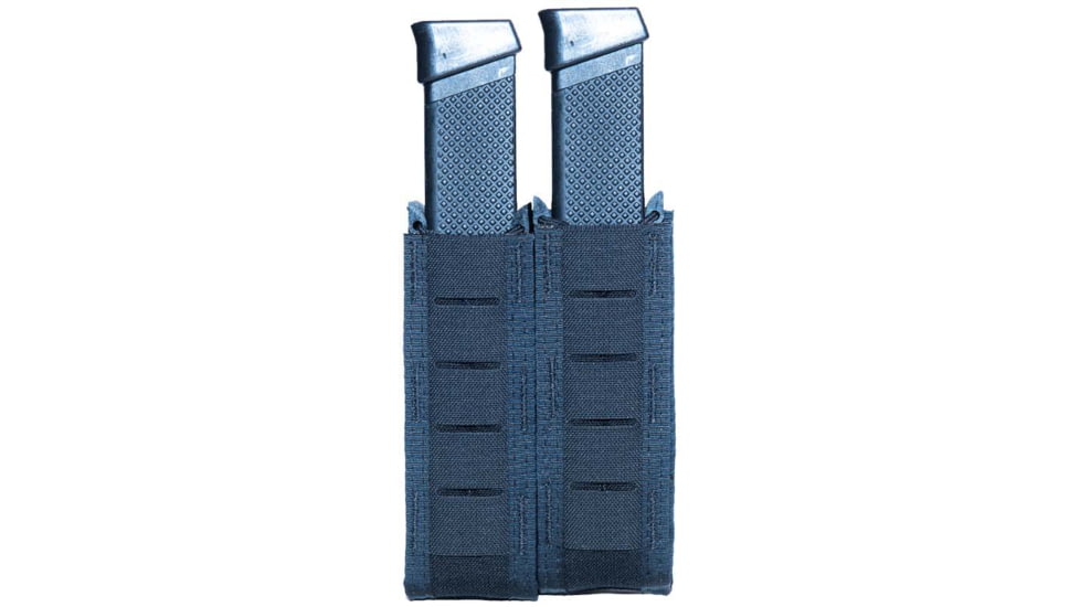 High Speed Gear Duty Double Taco Pistol Magazine Pouch - Extended, LE Blue, 41EX02LE