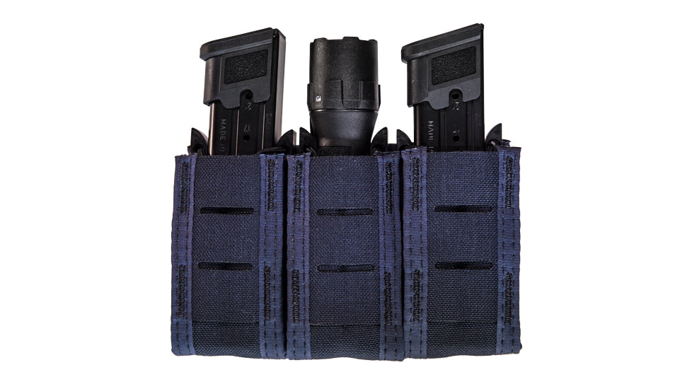 High Speed Gear Duty Triple Pistol Taco U-Mount Pouch, LE Blue, 41PT03LE
