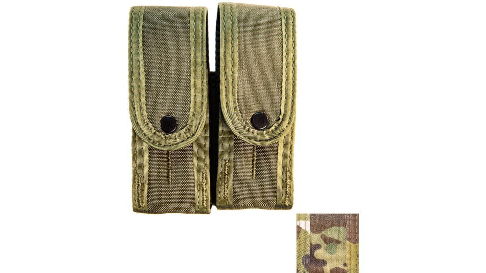 High Speed Gear HSGI Duty Double Pistol Taco Covered U-Mount Pouch, MultiCam, 41PTC2MC