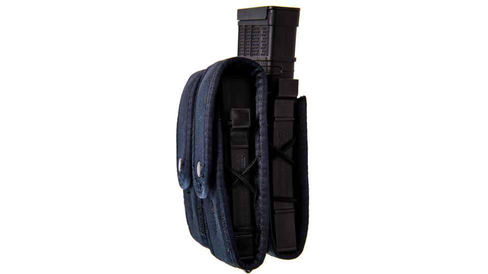 High Speed Gear Duty Staggered Double Pistol TACO Covered w/ Rifle U-Mount, LE Blue, 41TPC2LE