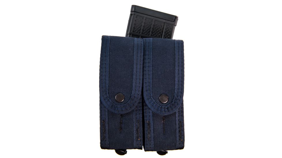 High Speed Gear Duty Double Taco Covered Pistol Pouch w/ Rifle U-Mount, LE Blue, 41TPC2LE