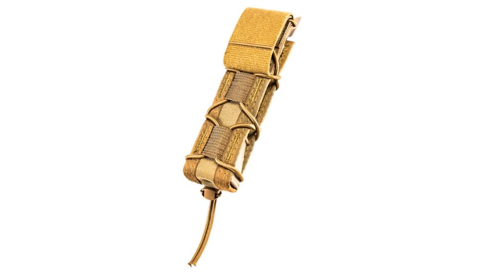 High Speed Gear Extended Pistol Taco LT Belt Mount Pouch, Coyote Brown, 19EX00CB