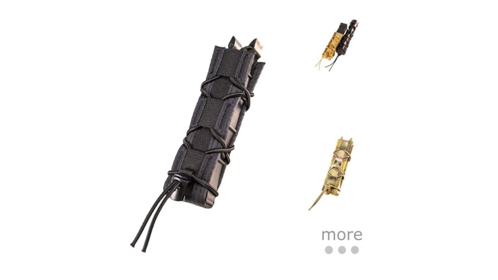 High Speed Gear Extended Pistol Mag Taco LT Pouch, Black, Coyote Brown, LE Blue, MultiCam, Olive Drab, Wolf Gray