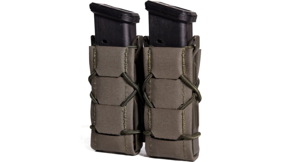 High Speed Gear Gen 2 TACO Double Pistol Magazine Pouch, OD Green, 24PT02OD
