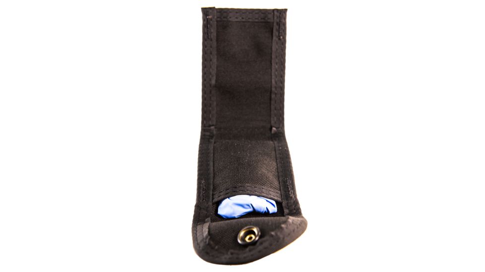 High Speed Gear Duty Glove Pouch Covered U-Mount Pouch, Black, 41GP02BK