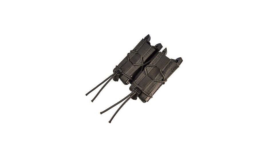 High Speed Gear HSGI Double Pistol Taco MOLLE Pouch, Black, 11PT02BK
