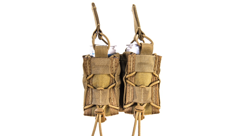 High Speed Gear HSGI 40MM Taco Single Adaptable Pouch, Double, Coyote Brown, 13M412CB