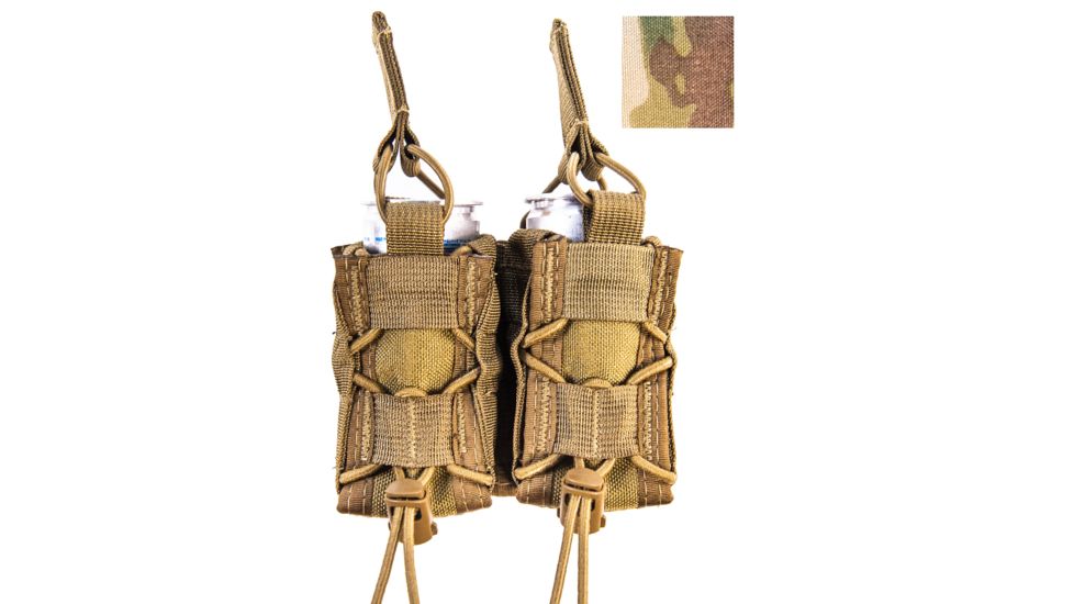 High Speed Gear HSGI 40MM Taco Single Adaptable Pouch, Double, MultiCam, 13M412MC