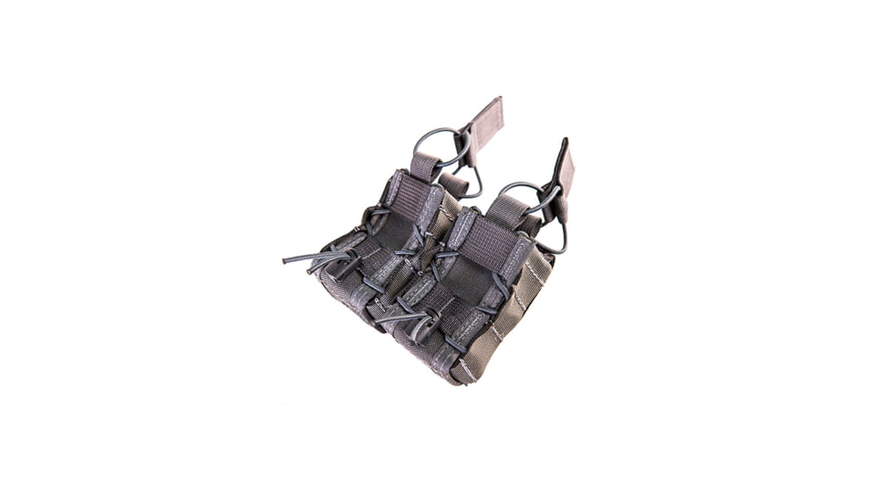 High Speed Gear HSGI 40MM Taco Single Adaptable Pouch, Double, Wolf Gray, 13M412WG