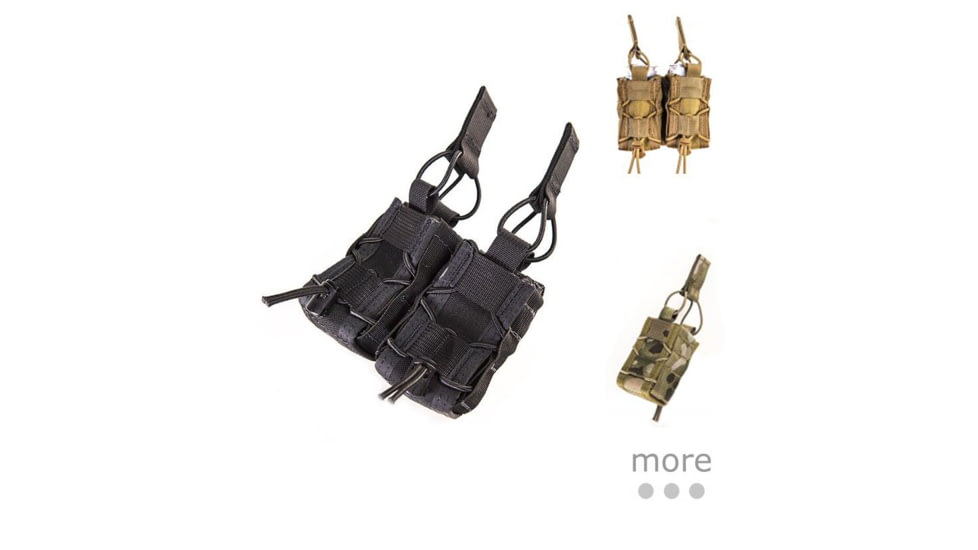 High Speed Gear HSGI 40MM TACO Single/Double Adaptable Belt Mount, Black, Coyote Brown, LE Blue, MultiCam, MultiCam BK, Olive Drab