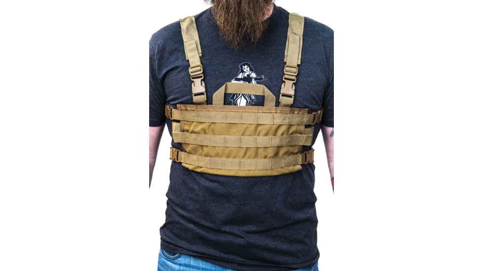High Speed Gear HSGI AO Chest Rig, Coyote Brown, 40SCR1CB