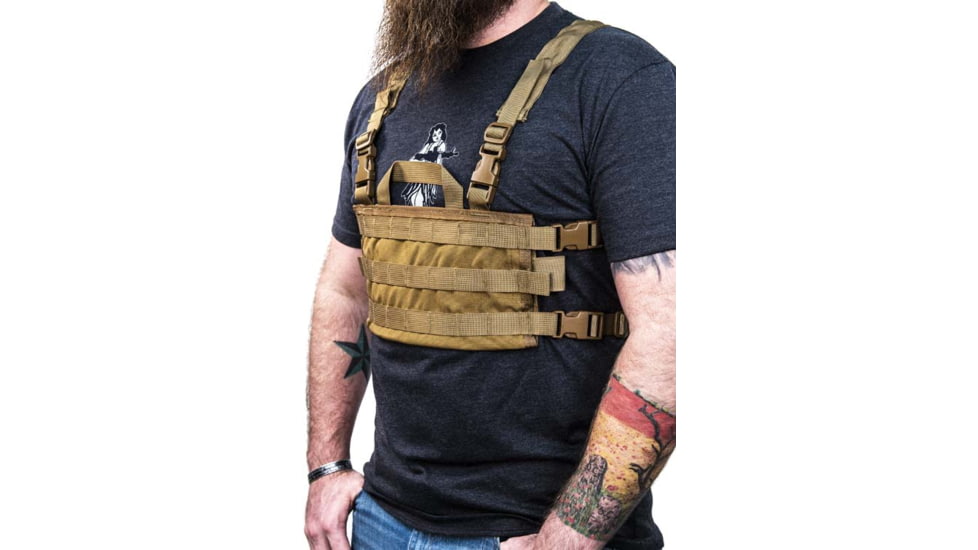High Speed Gear HSGI AO Chest Rig, Coyote Brown, 40SCR1CB
