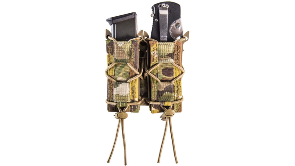 High Speed Gear HSGI Double Pistol Taco MOLLE Pouch, MultiCam, 11PT02MC