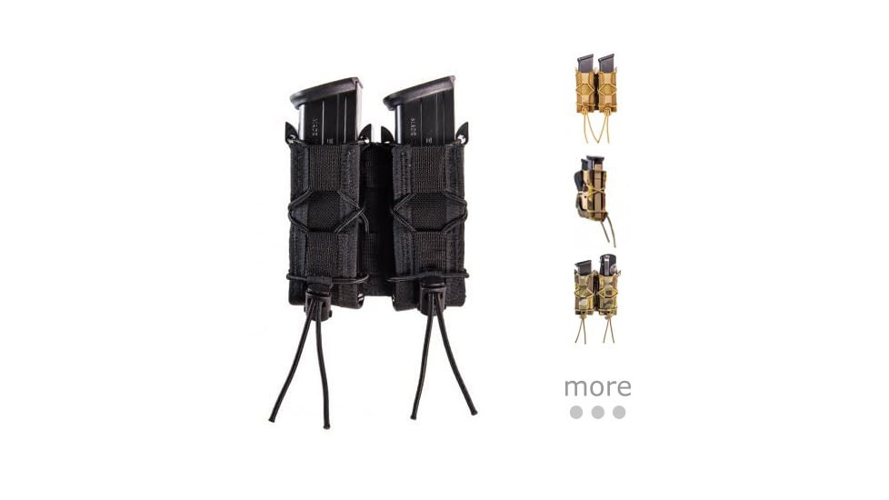 High Speed Gear HSGI Double Pistol TACO Adaptable Belt Mount, Black, Coyote Brown, LE Blue, MultiCam, MultiCam BK, Olive Drab