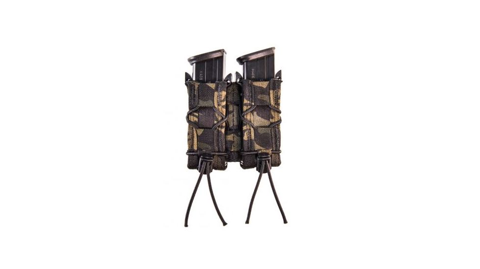 High Speed Gear HSGI Double Taco Pistol Magazine Pouch, MultiCam Black, 13PT12MB