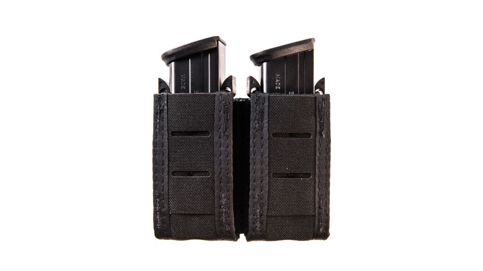 High Speed Gear HSGI Duty Double Pistol Taco U-Mount Pouch, Black, 41PT02BK