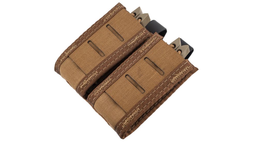 High Speed Gear HSGI Duty Double Pistol TACO U-Mount Pouch, Coyote Brown, 41PT02CB