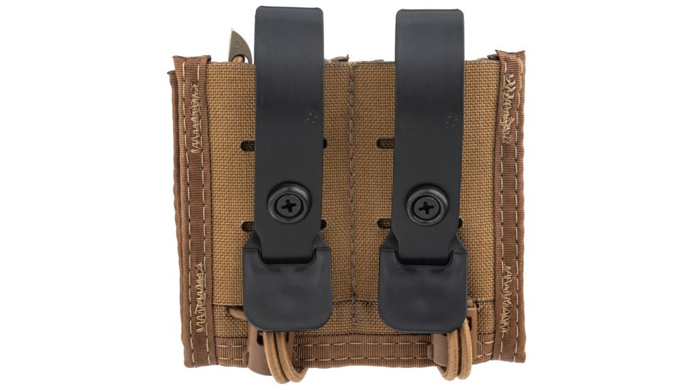 High Speed Gear HSGI Duty Double Pistol TACO U-Mount Pouch, Coyote Brown, 41PT02CB