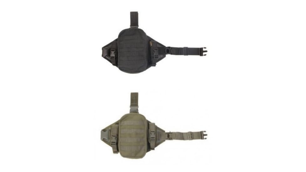 High Speed Gear HSGI EOD Pouch - Leg Mount, Black, Olive Drab