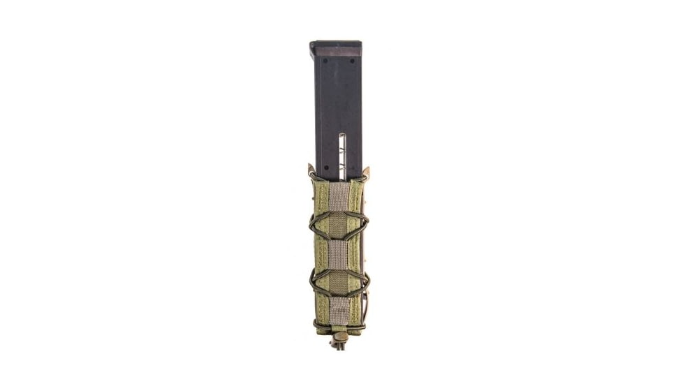 High Speed Gear HSGI Extended Taco Pistol LT Magazine Pouch, Olive Drab, 19EX10OD