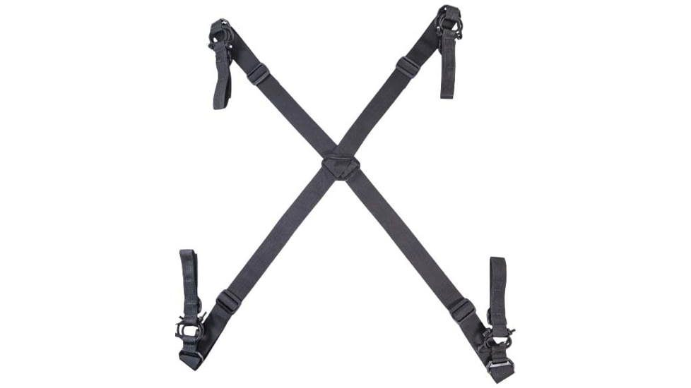High Speed Gear HSGI Low Drag Suspenders, Black, 95HSS0BK