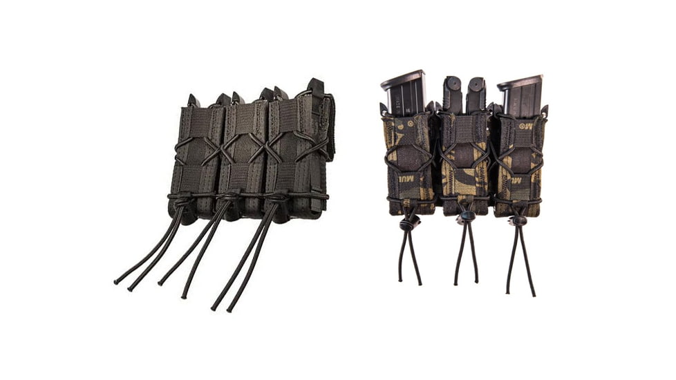 High Speed Gear HSGI Hsg Triple Pistol Taco Belt Mount, Black, Coyote Brown, LE Blue, MultiCam, MultiCam BK, Olive Drab