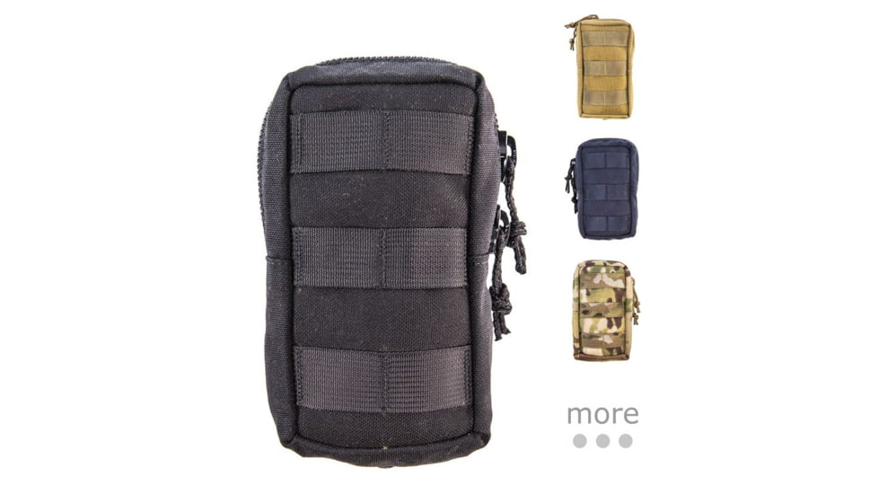 High Speed Gear HSGI Mini Radio Utility Pouch Adaptable Belt Mount, Black, Coyote Brown, LE Blue, MultiCam, MultiCam BK, Olive Drab