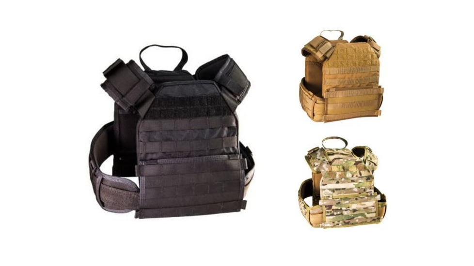 High Speed Gear HSGI MPC Modular Plate Carrier, Black, Coyote Brown, MultiCam