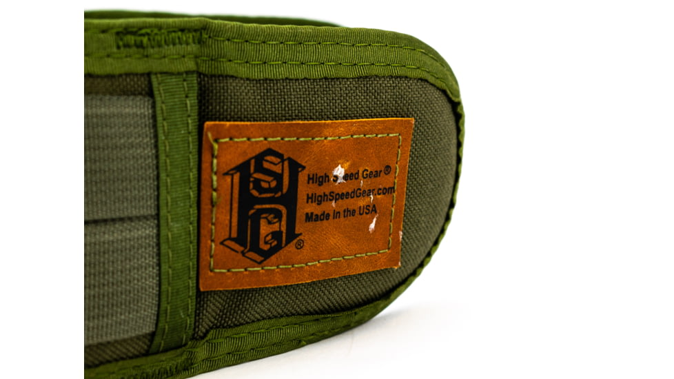 High Speed Gear HSGI Slim Grip Padded Belt Slotted, Large, Olive Drab, 33SPB2OD