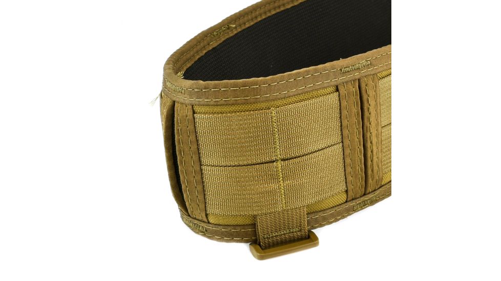 High Speed Gear HSGI Slim Grip Padded Belt Slotted, Medium, Coyote Brown, 33SPB1CB