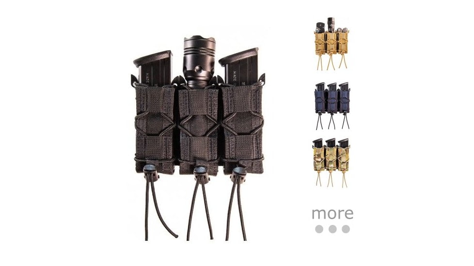 High Speed Gear HSGI Triple Pistol TACO Adaptable Belt Mount, Black, Coyote Brown, LE Blue, MultiCam, MultiCam BK, Olive Drab
