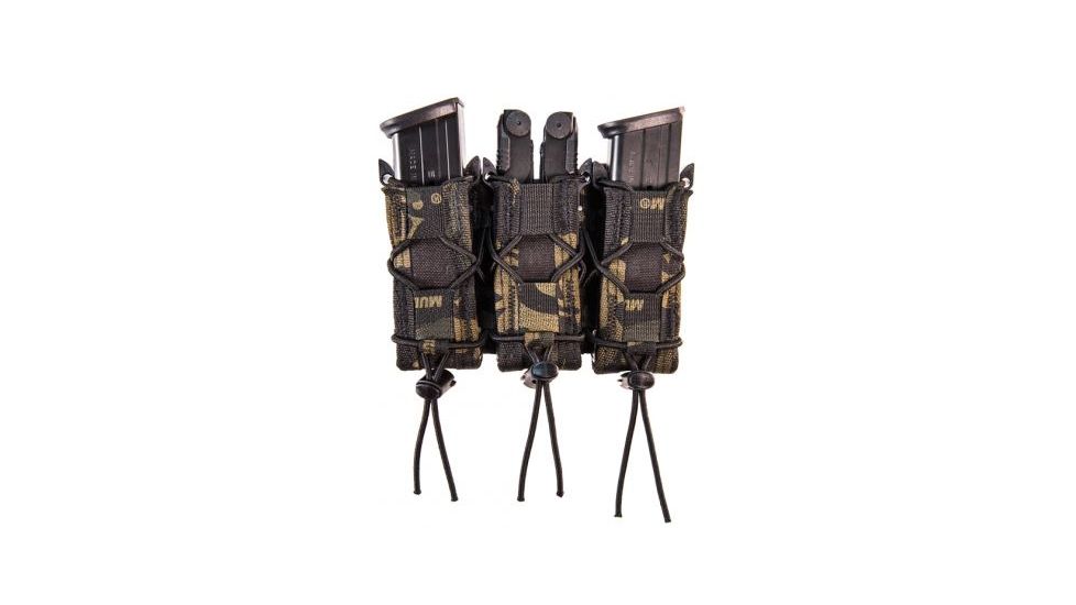 High Speed Gear HSGI Triple Taco Pistol Magazine Pouch, MultiCam Black, 13PT13MB