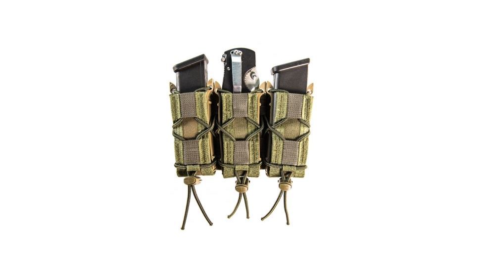 High Speed Gear HSGI Triple Taco Pistol Magazine Pouch, Olive Drab, 13PT13OD
