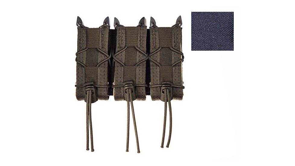 High Speed Gear HSGI Triple Pistol Taco MOLLE Mag Pouch, LE Blue, 11PT03LE