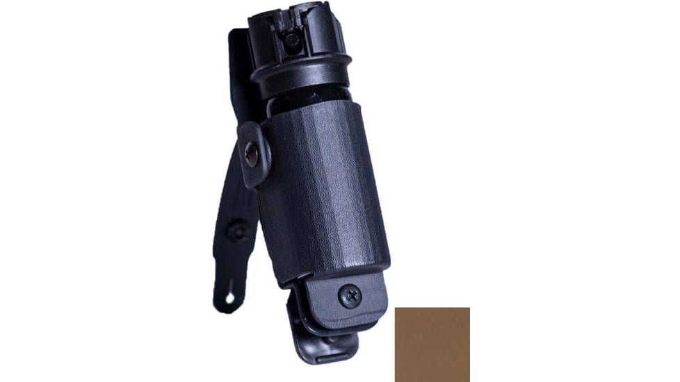 High Speed Gear Uniform Line Oc Spray Pouch, PLM Clip, MK2 Option, Plain, Coyote Brown, 42OC12CB