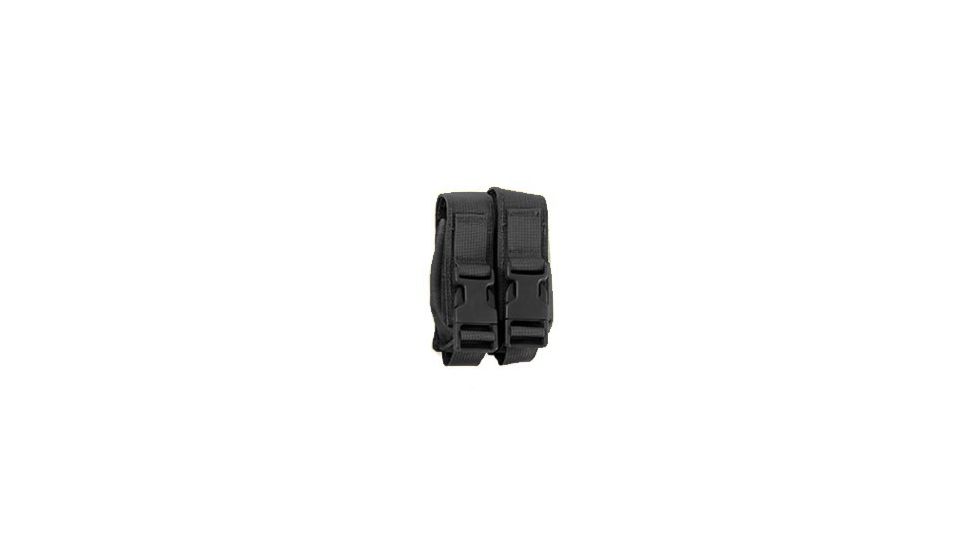 High Speed Gear HSGI Modular Pistol Mag Pouch, Double, Black, 12PM02BK
