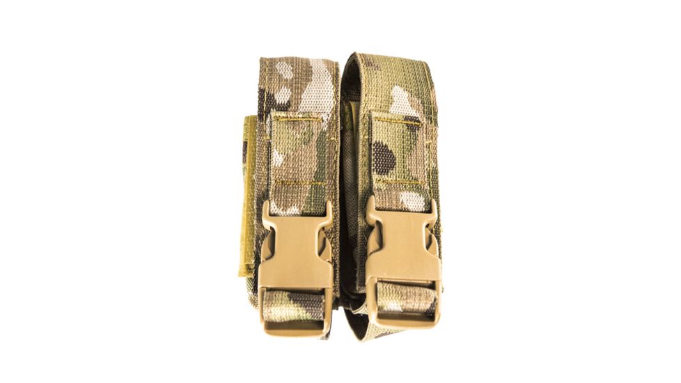 High Speed Gear HSGI Modular Pistol Mag Pouch, Double, MultiCam, 12PM02MC