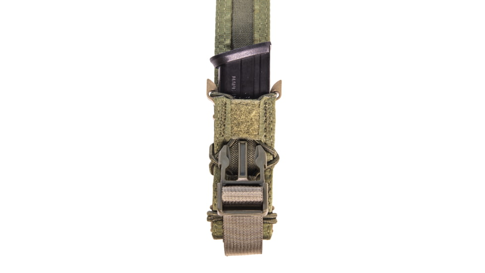 High Speed Gear Pistol TACO Covered Adaptable Belt Mount, Olive Drab, 10PT10OD