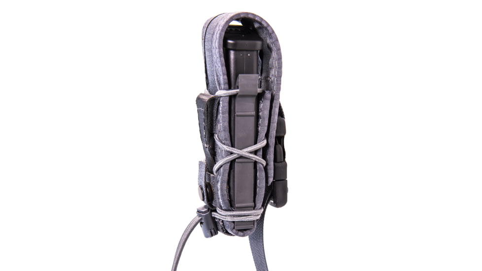 High Speed Gear Pistol TACO Covered Adaptable Belt Mount, Wolf Gray, 10PT10WG