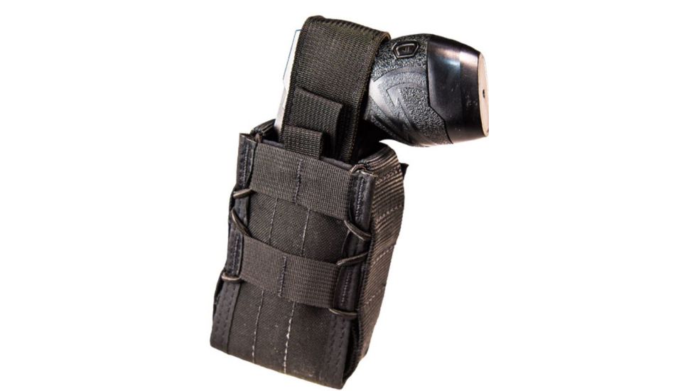 High Speed Gear Stun Gun Taco-Belt Mount Pouch with Velcro One-Wrap, Black 13SG00BK, EDEMO1