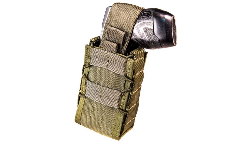High Speed Gear Stun Gun Taco-Belt Mount Pouch with Velcro One-Wrap, Olive Drab 13SG00OD