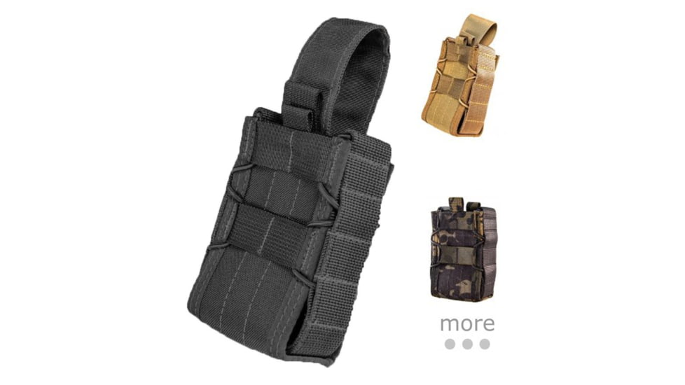 High Speed Gear Stun Gun Taco-Belt Mount Pouch with Velcro One-Wrap, Black, Coyote Brown, LE Blue, MultiCam BK, Olive Drab, Wolf Gray