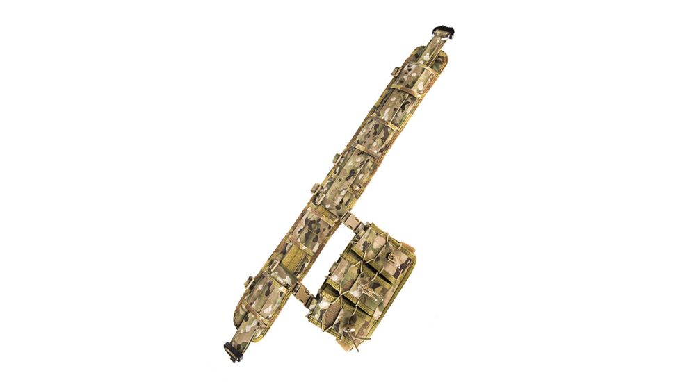 High Speed Gear Sure Grip Padded Belt, SLOTTED, MD, MultiCam BK, Medium, 33PB01MB