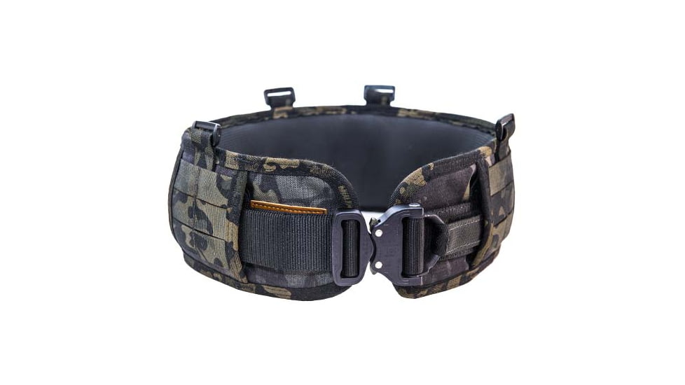 High Speed Gear Sure Grip Padded Belt, SLOTTED, MD, MultiCam BK, Medium, 33PB01MB