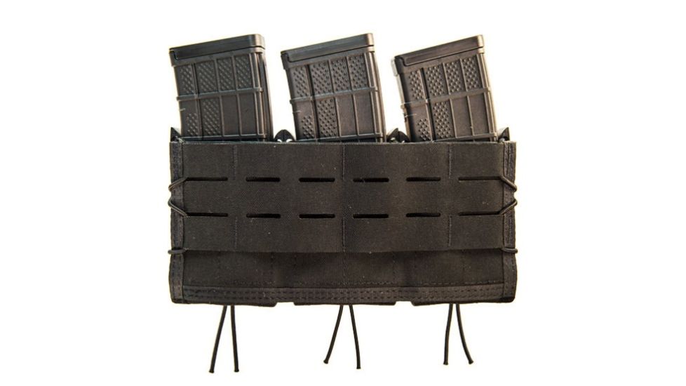 High Speed Gear Triple Double Decker TACO Shingle Rifle/Pistol Magazine Pouch, Black, 45DD00BK